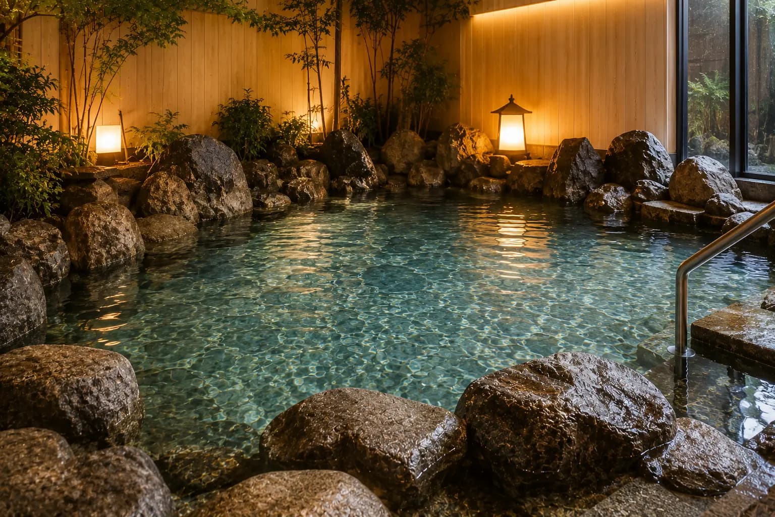 人工温泉