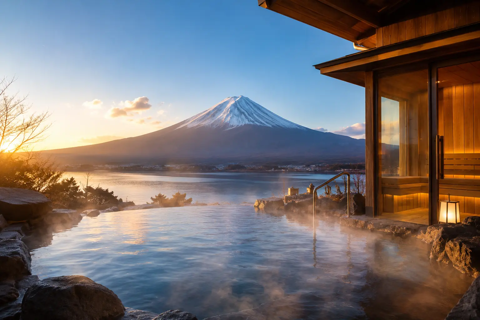 可眺望富士山的溫泉·桑拿