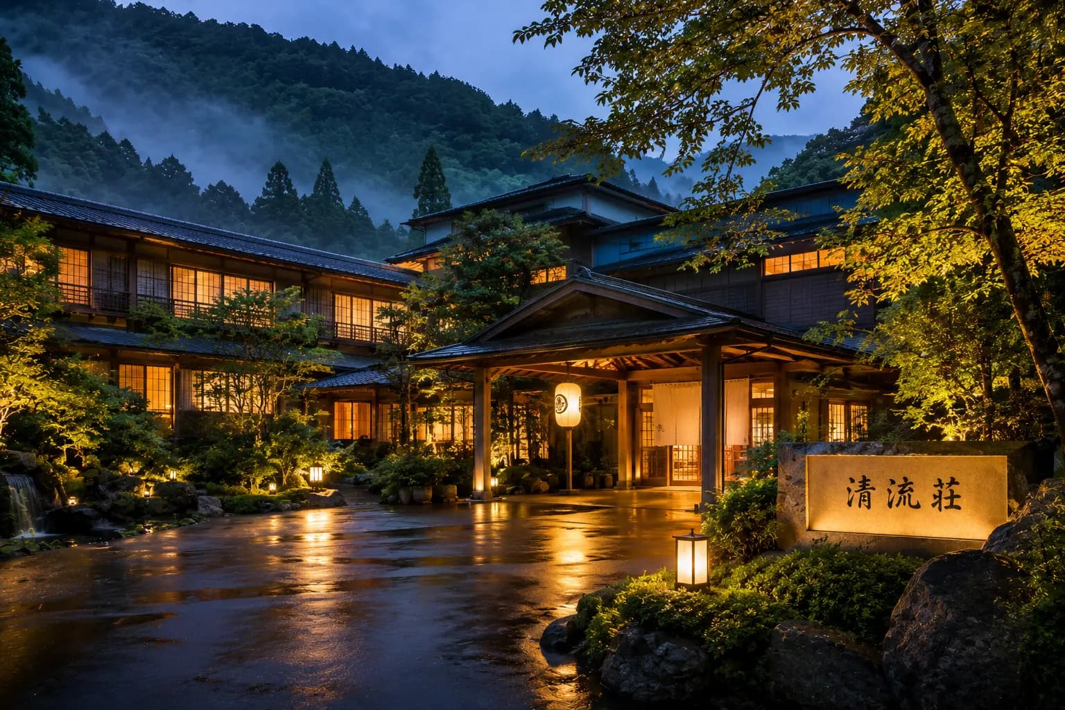 上質な日本の温泉旅館