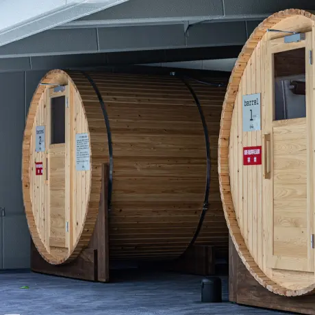 Sauna de barril 1