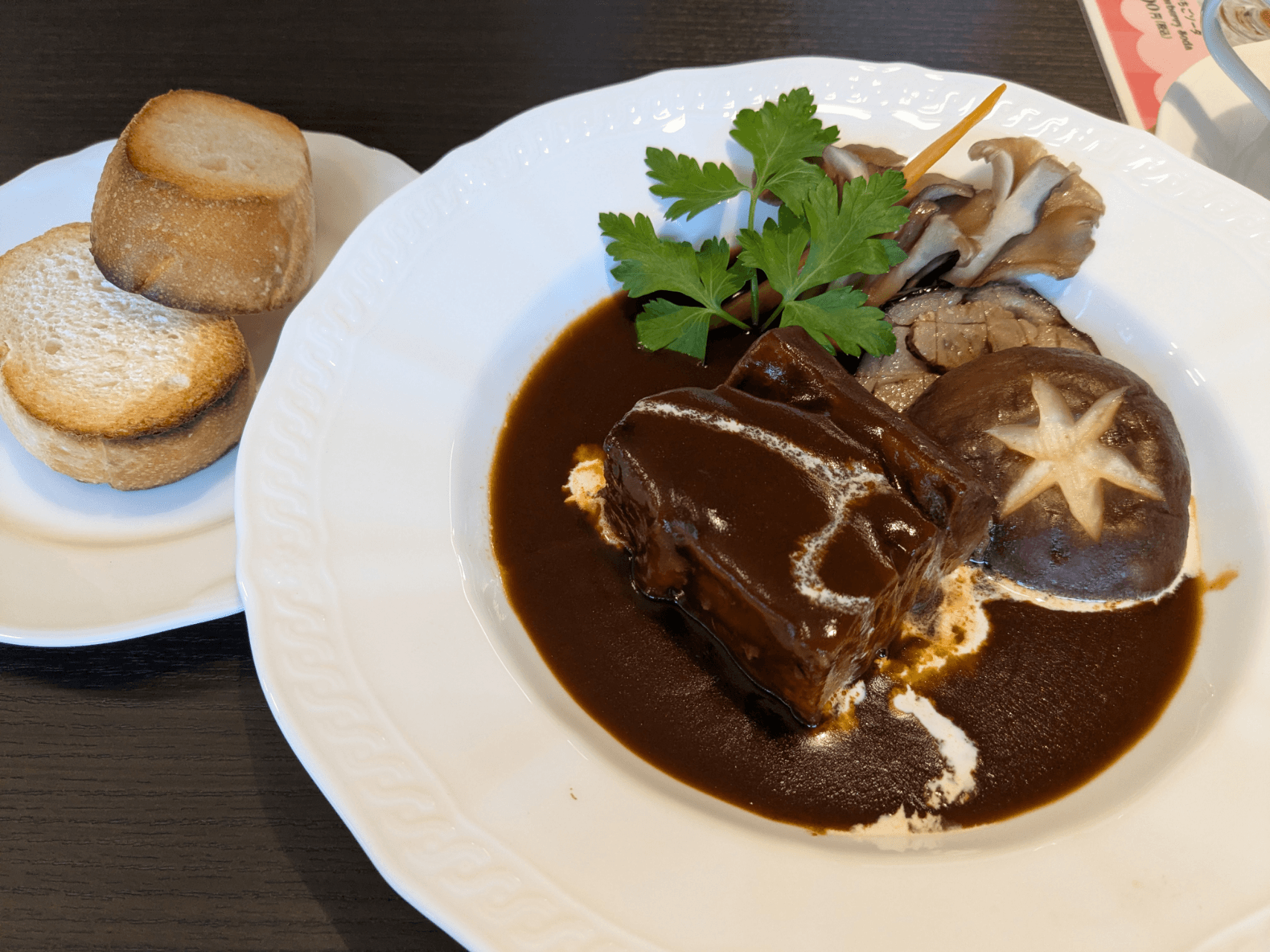 Post-sauna beef stew meal