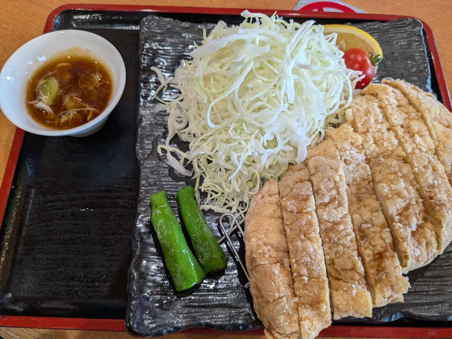 信州名物 山賊焼 at 施設内のレストランにて