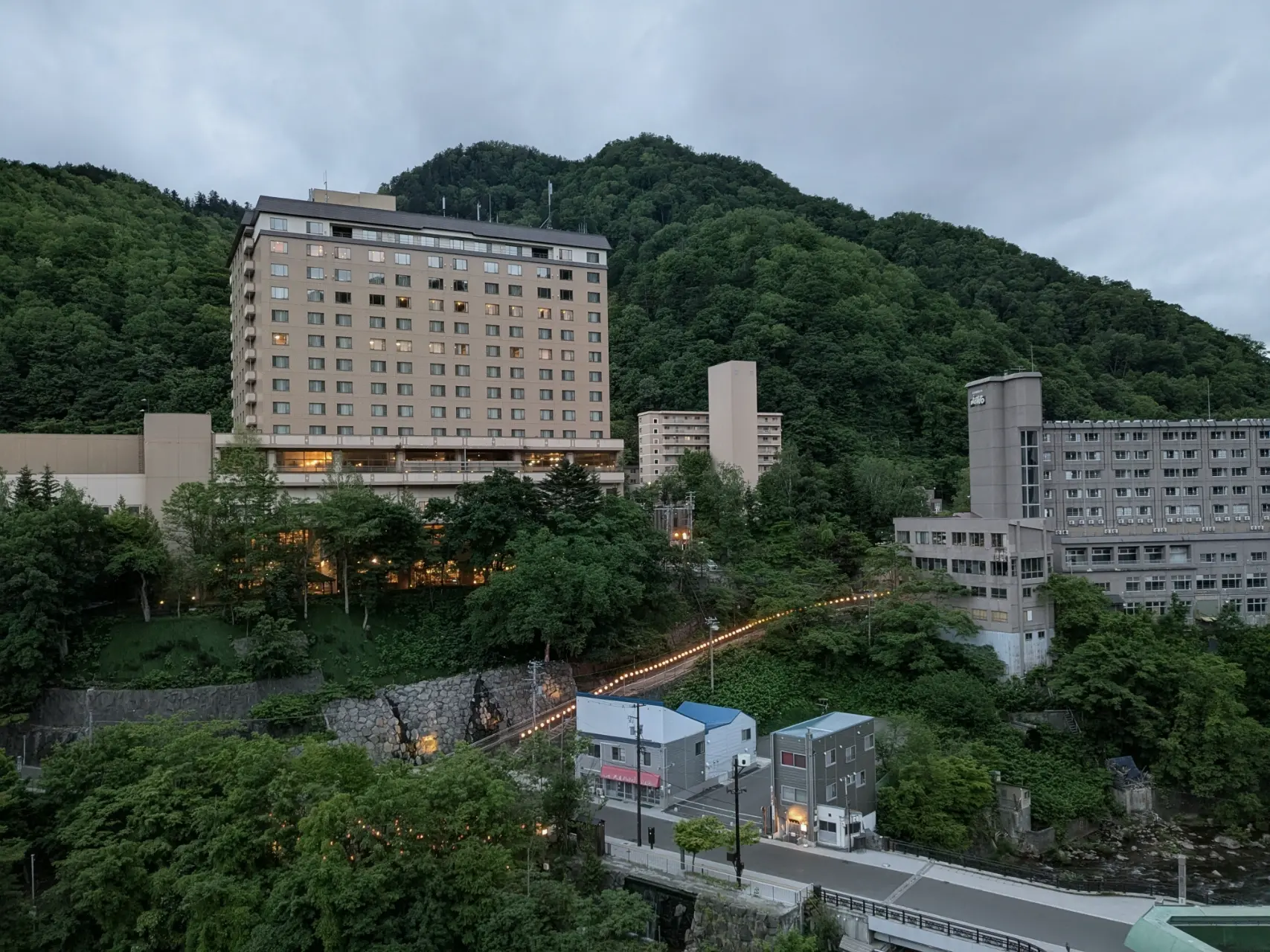定山溪的景色