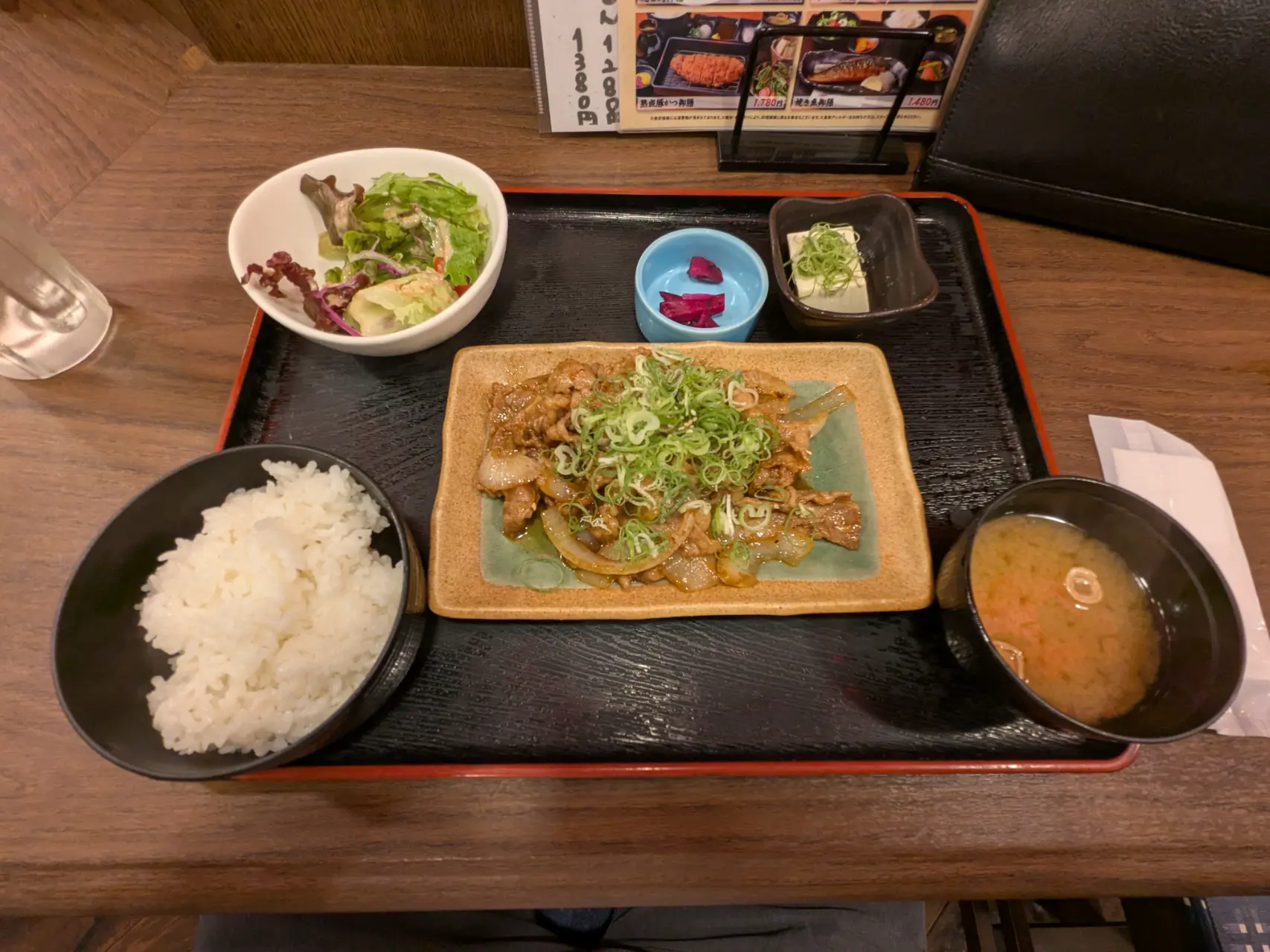 Grilled meat set meal after sauna