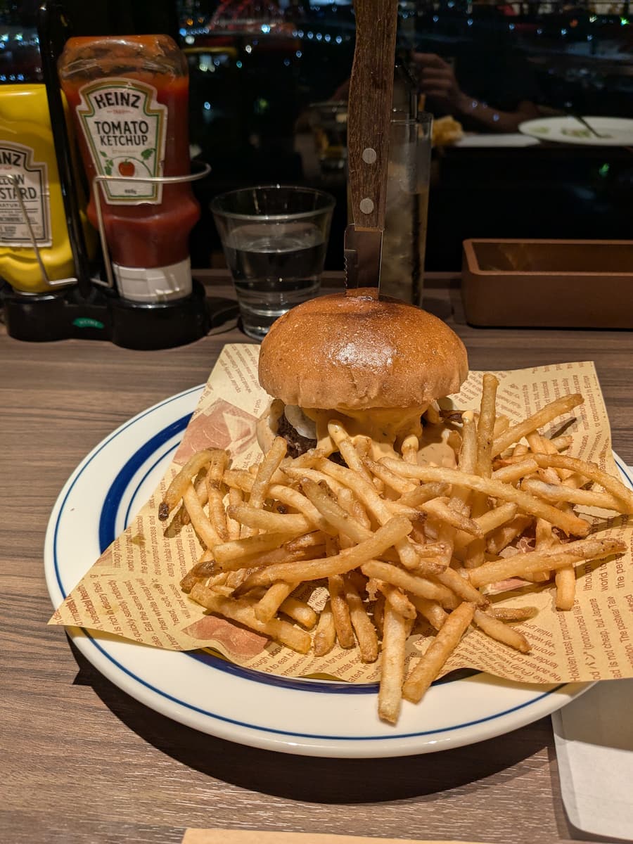 Kobe Beef Burger at Seafood Dining 1932