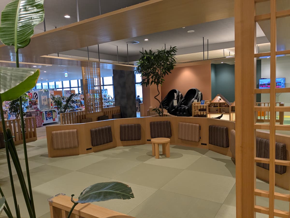 Ample space for relaxation is well-provided