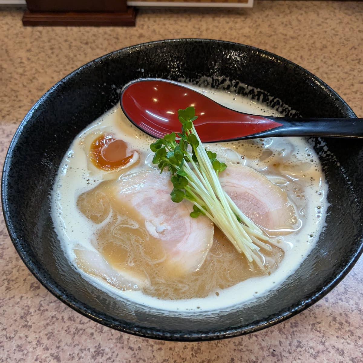Chicken paitan ramen at 'Ramen Kashin'